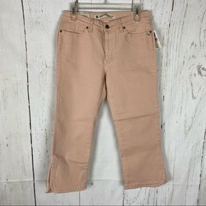 GAP Women's Cropped Jeans in Peach
